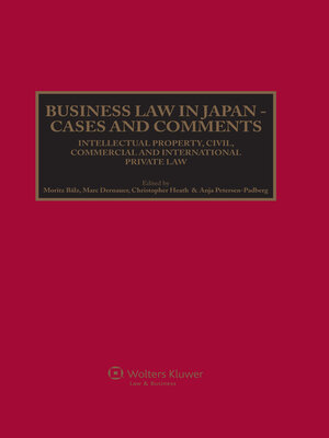 cover image of Business Law in Japan